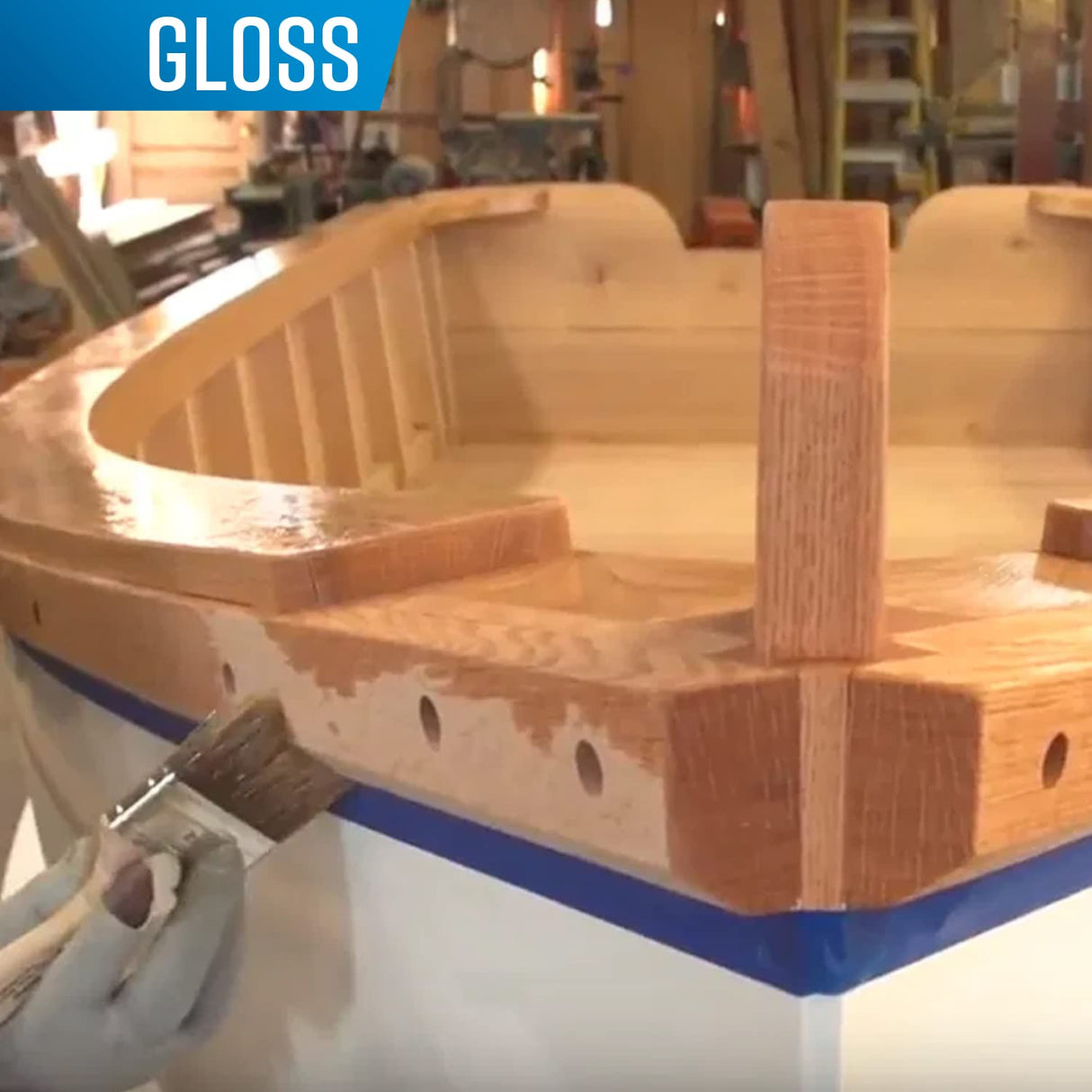 TotalBoat-496608 Lust Marine Varnish, High Gloss and Matte Finish for Wood, Boats, Outdoor Furniture (Matte, Gallon) TotalBoat