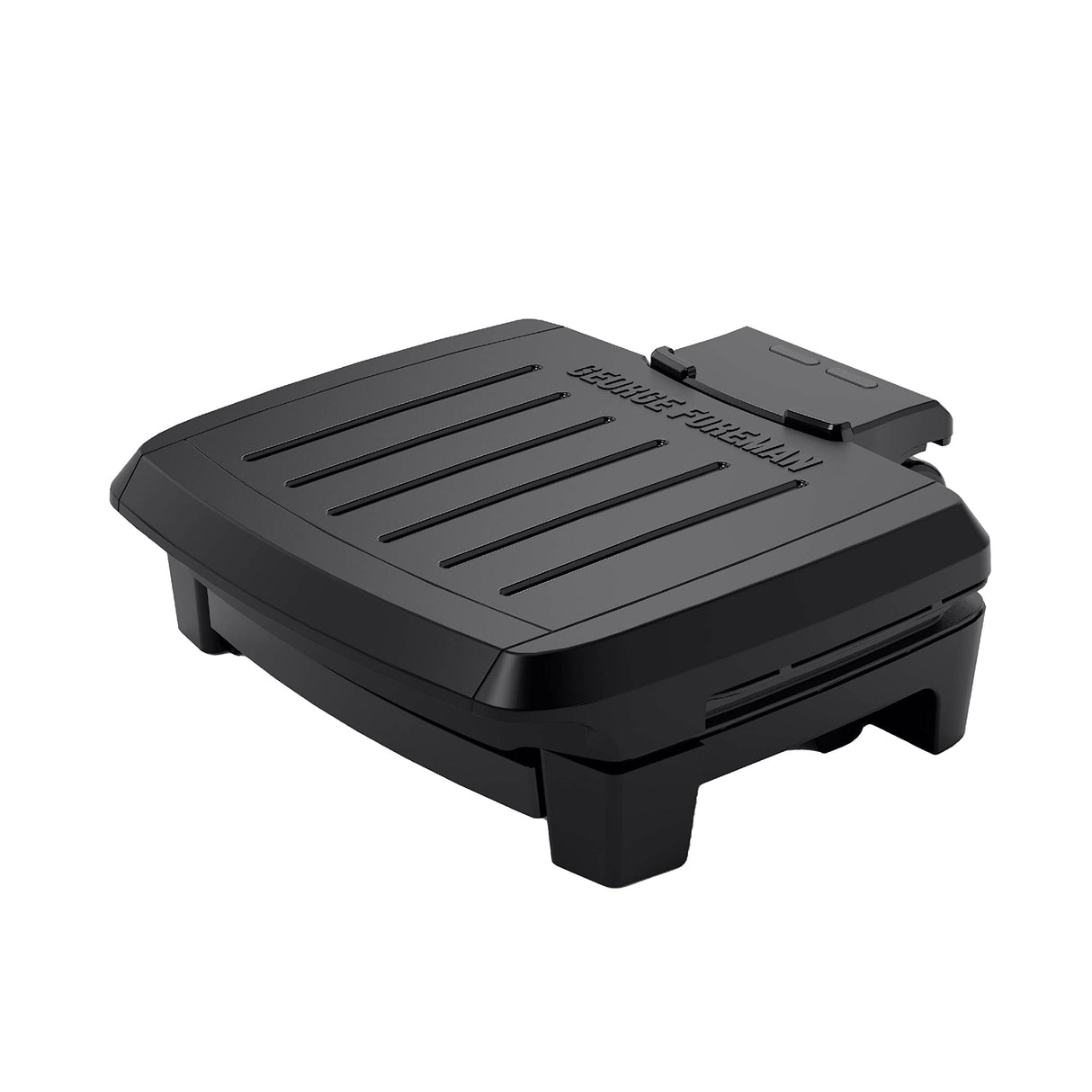 George Foreman® Fully Submersible™ Grill, NEW Dishwasher Safe, Wash the Entire Grill, Easy-to-Clean Nonstick, Black/Grey George Foreman