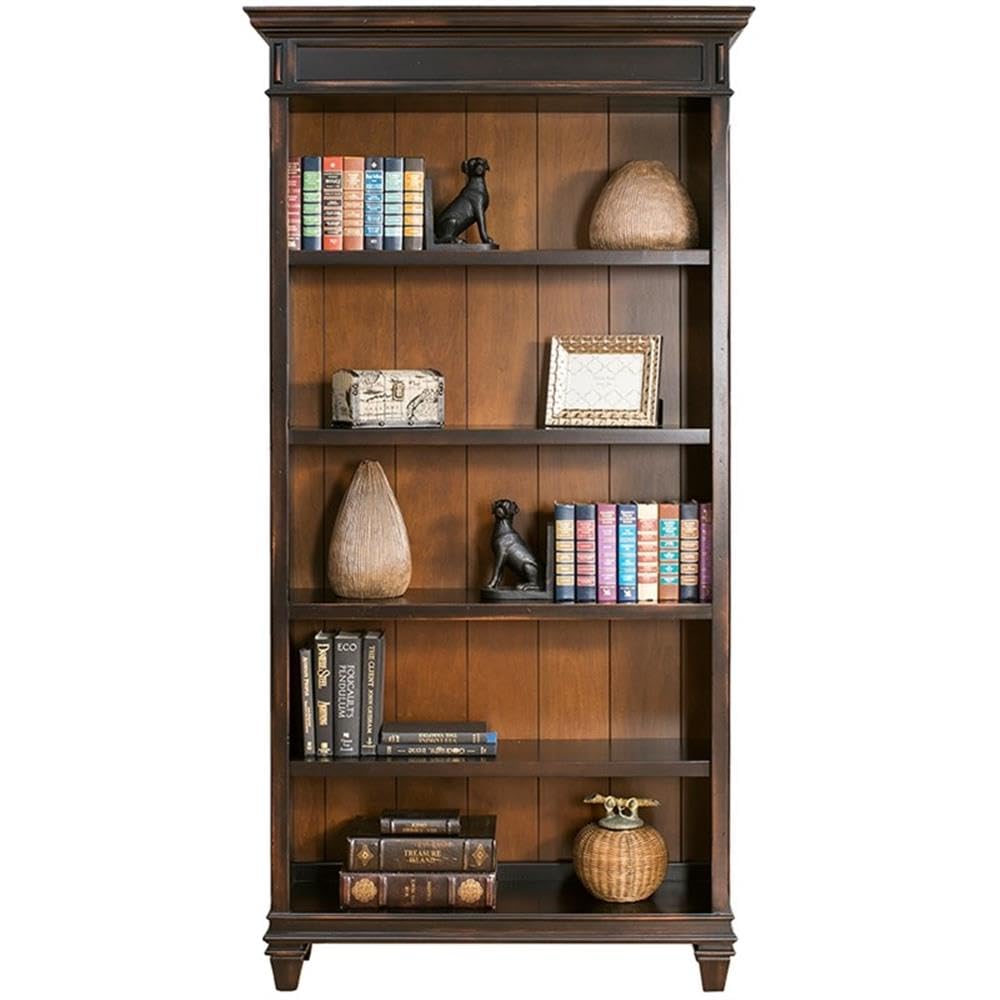 Martin Furniture Hartford Bookcase, Brown - Fully Assembled Martin Furniture