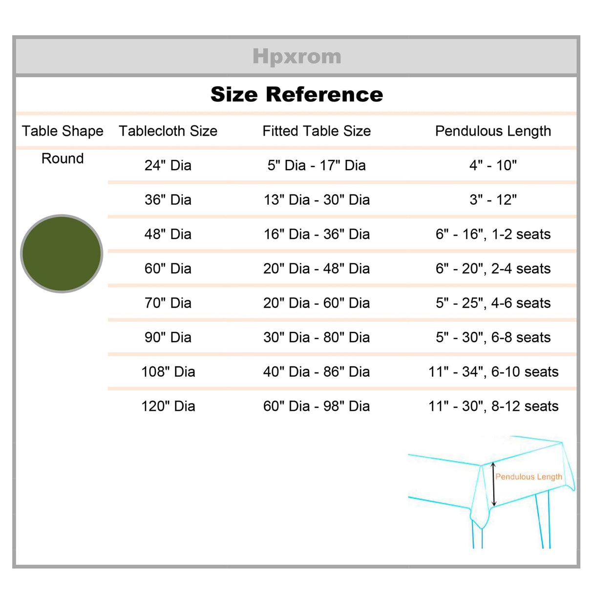 Hpxrom Rustic Small Round Tablecloth Grey Cotton Linen Large Doily Heavy Weight Burlap Table Cloth for Bedside Table Kitchen Dining Party Tabletop Decoration 24 Inch Hpxrom