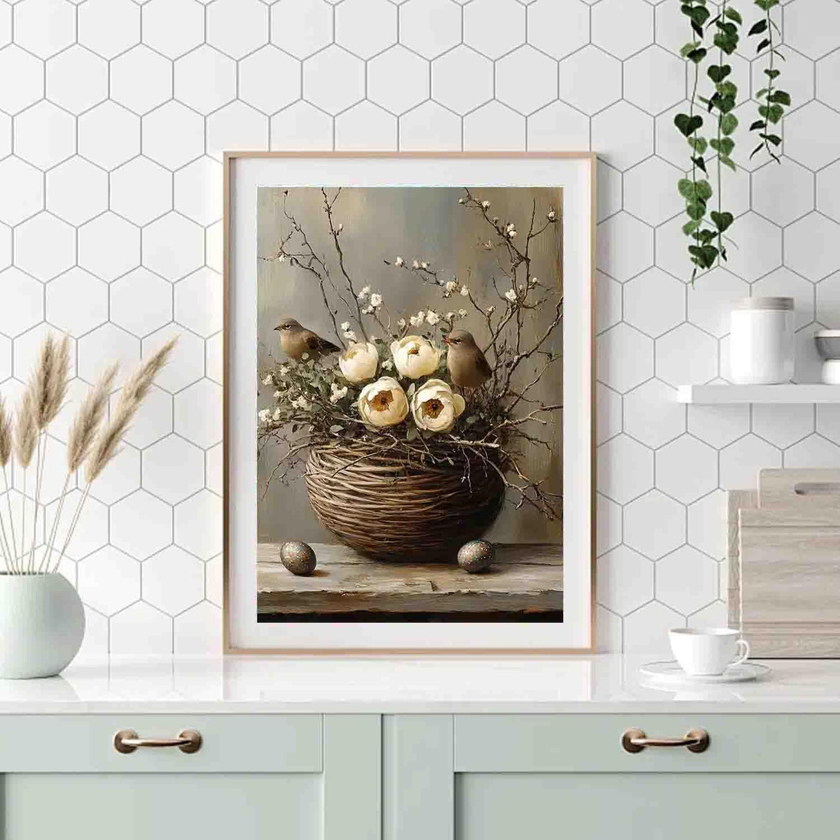 Flower Diamond Art Kits for Adults,Bird Diamond Painting Kit for Beginner,5D Diamond Painting DIY Full Drill Diamond Dots Diamond Painting with Tools,Gem Craft for Home Wall Decor 11.8x15.7in DYAIANGMU