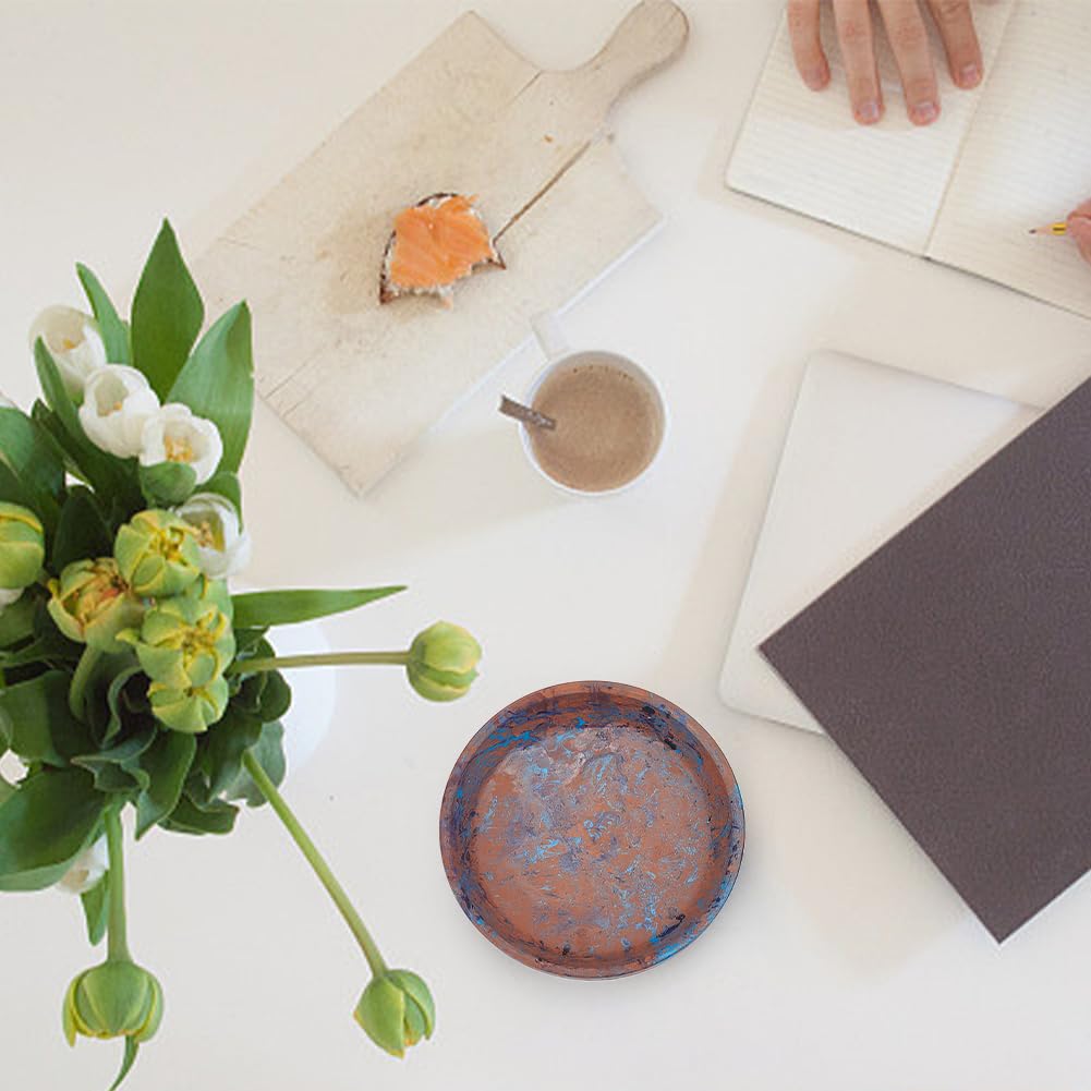 WEBEEDY DIY Water Marble Painting Kit for Adults,2 Sets 5.12 Inch DIY Tray Marbling Paint Art Kit with Instruction for Beginners Creative Arts and Crafts Marbling Paint Kits Wedding Mother's Day Holiday Gift WEBEEDY