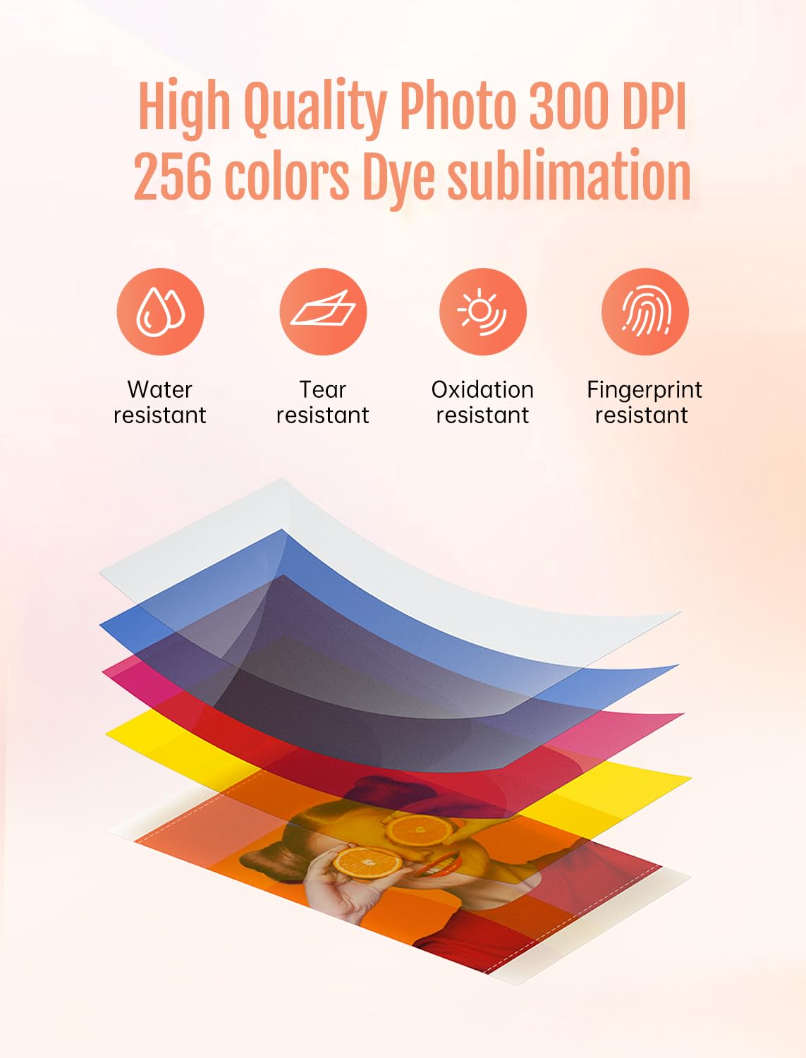 HPRT Photo Printer 4x6,+20 Sheets&1ribbon,Wi-Fi Wireless Instant Picture Printer for iPhone, Android, Smartphone, Thermal Dye-Sublimation Printer,AR Video Printing,Portable Photo Printers for Home Use HPRT