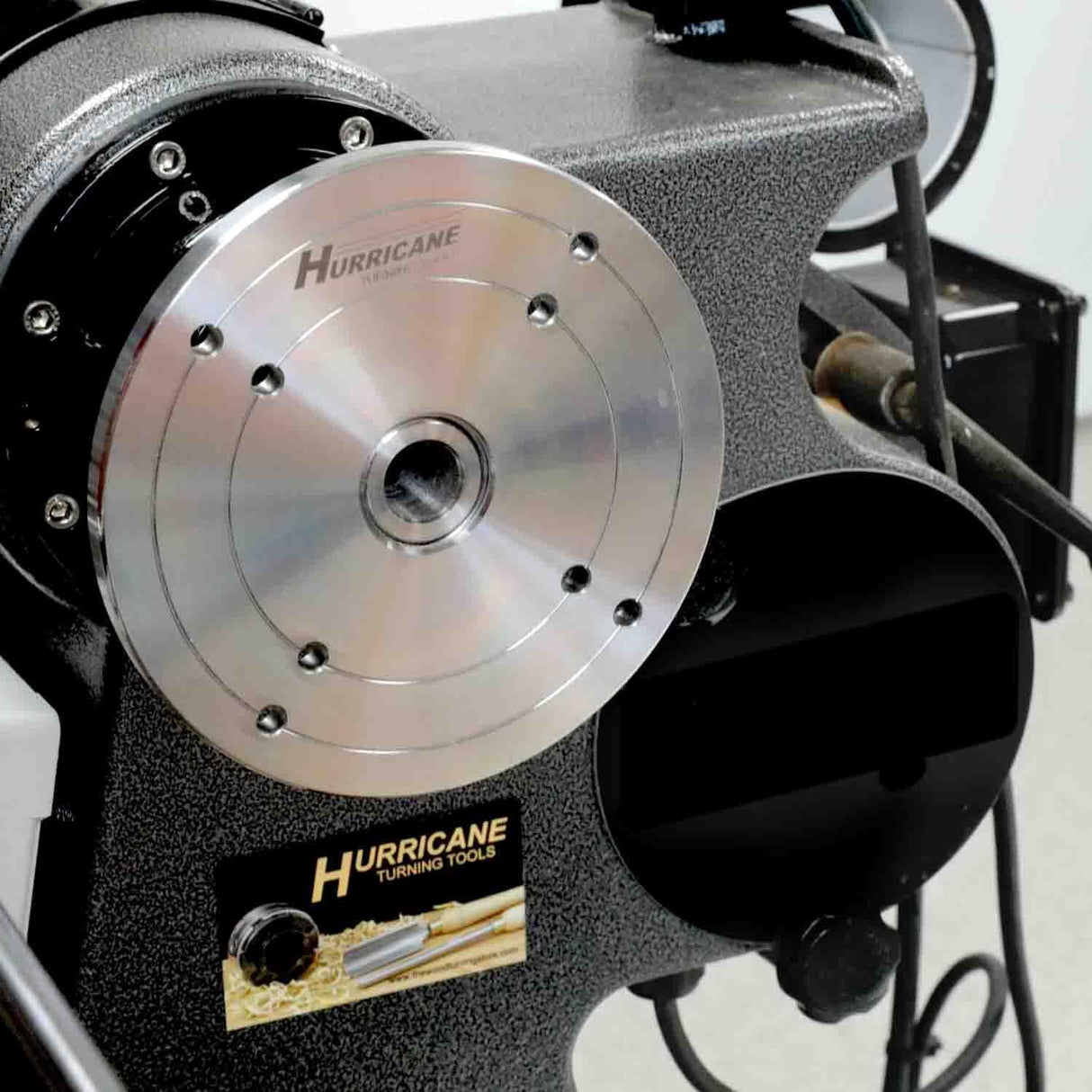 Hurricane Turning Tools, 3", 4", 6" Steel Faceplate Set For Wood Lathe, 1 1/4" x 8 TPI, Pack of 3 Faceplates Hurricane Turning Tools