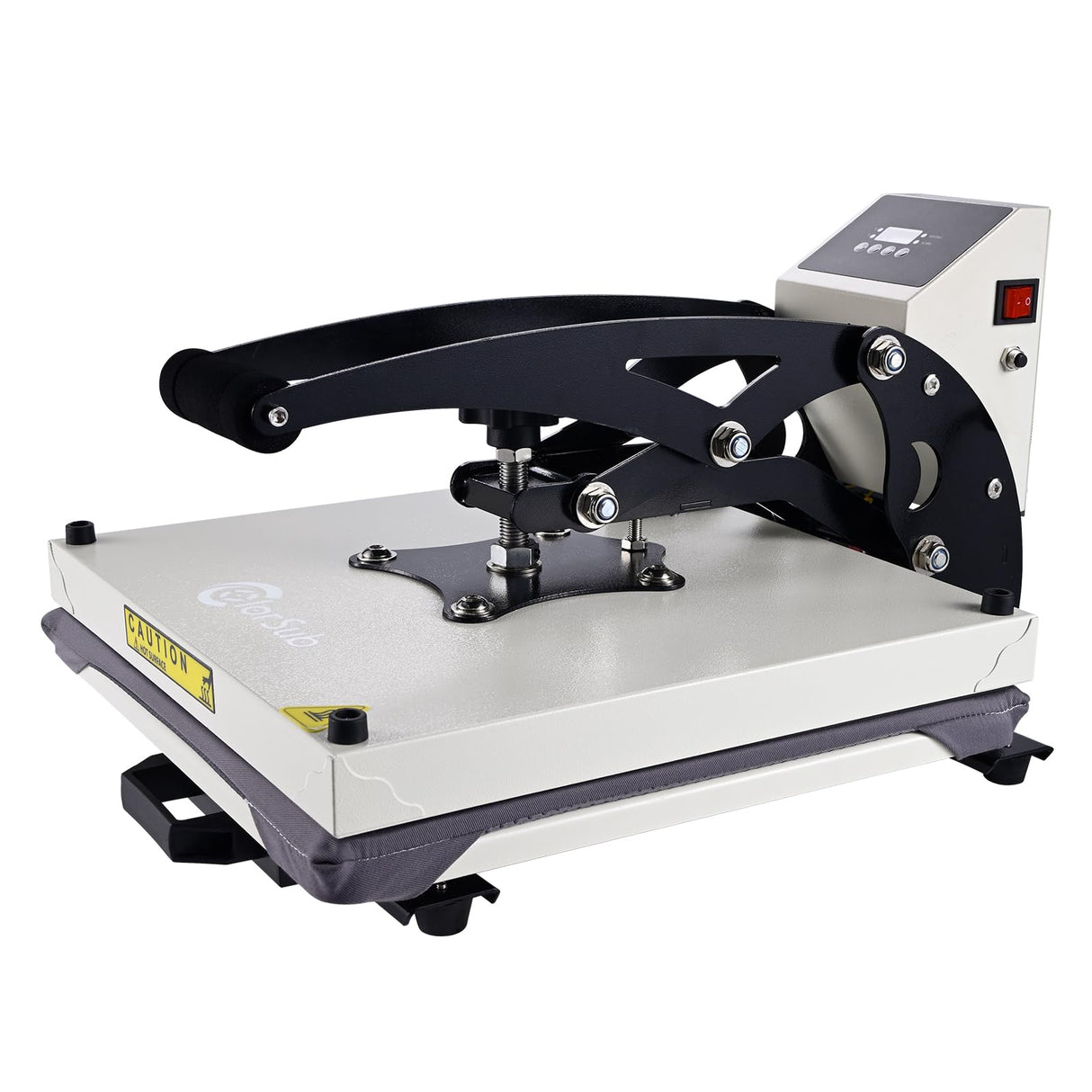 ColorSub Heat Press 15x15 inch Industrial Quality Heat Press Machine with Slide Out Drawer, Heat Press Machine for T Shirts, White ColorSub
