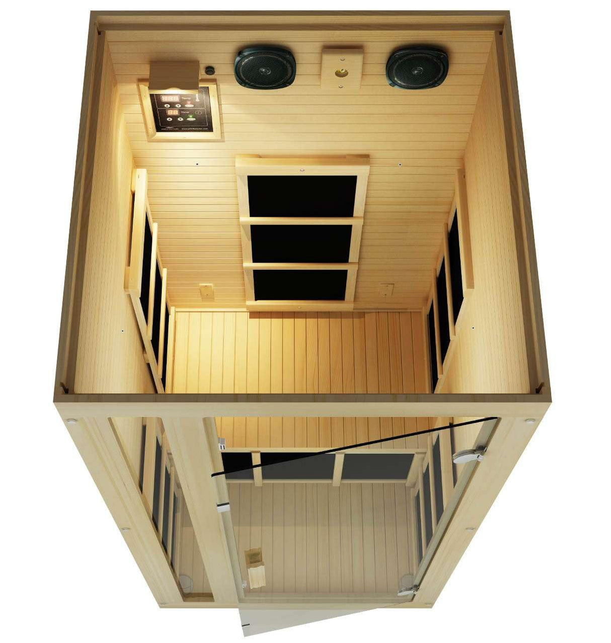 JNH Lifestyles HB1-E Ensi 1 Person Ultra-Low EMF Far Infrared Sauna JNH Lifestyles