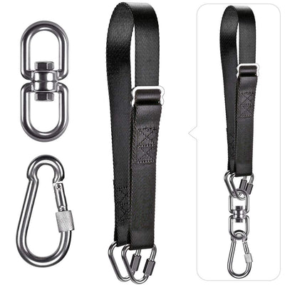 Dolibest Punching Bag Hangers Strap, Heavy Bag Strap Hanger for Home Gym Training Workout Fitness Conditioning Pull Ups and Dips Exercises Equipment