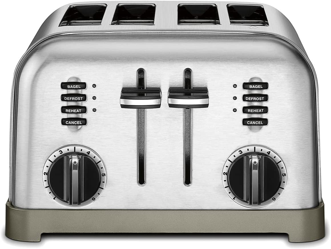 Cuisinart 4 Slice Toaster Oven, Brushed Stainless, CPT-180P1 Cuisinart