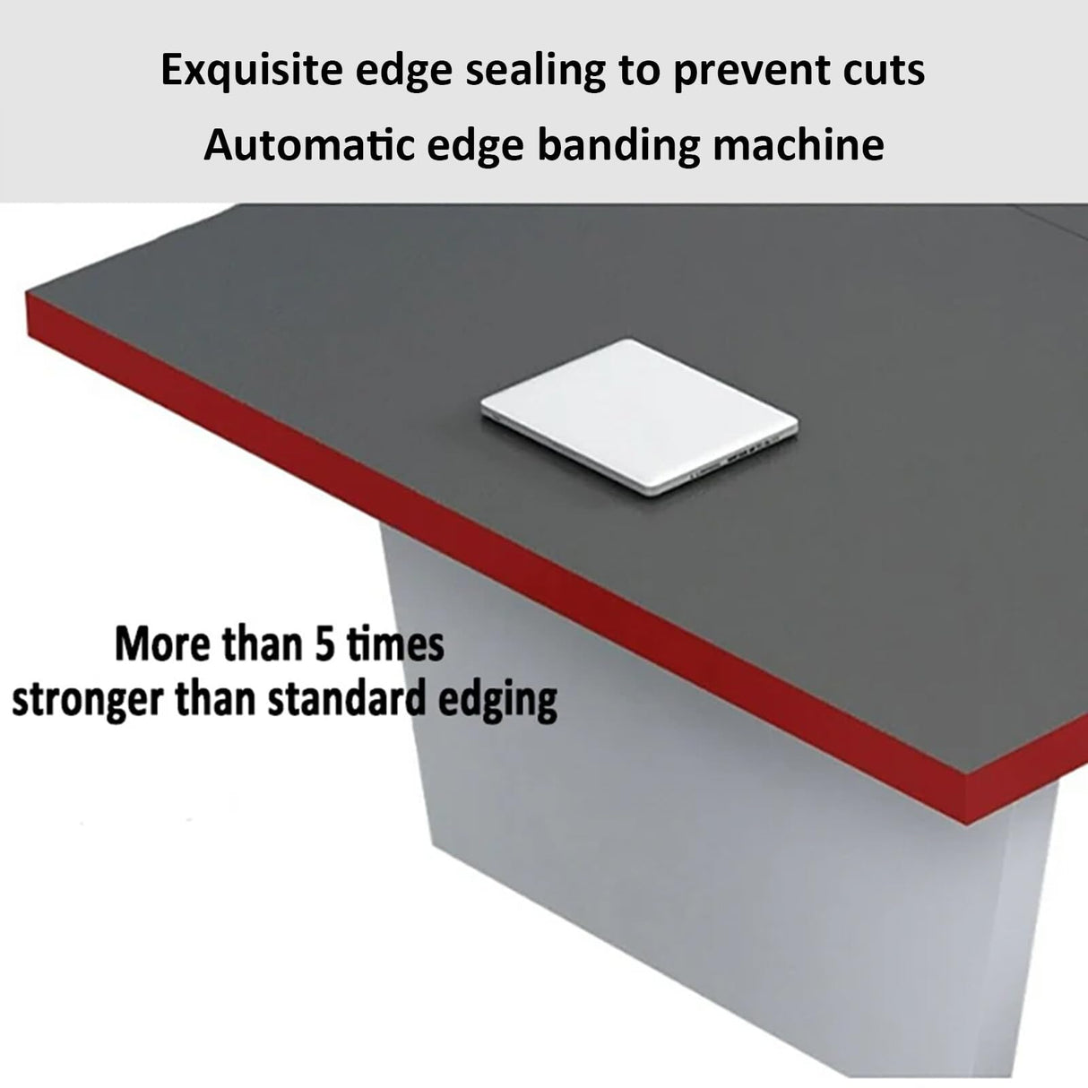 Nuipesn Rectangular Conference Room Table, Seminar Table Meeting Room Table Boardroom Desk Business Seminar Table Printer Desk no Chair for Office (Oak+Grey,9.84FT,118.11" L*51.18" W*29.53" H) Nuipesn