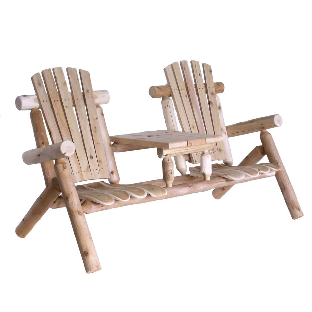 Lakeland Mills CFU129 Cedar Log Tete-A-Tete Natural Lakeland Mills