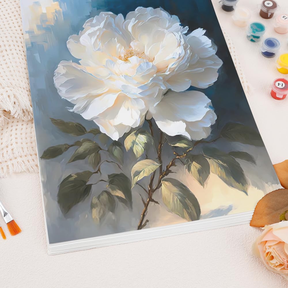 Watercolor Paper Water Color Paper 9x12 inches 140lb/300gsm 30 Sheets White Construction Paper Art Paper Drawing Paper Bulk Mixed Media Sketchbook for Drawing Water Colors Paint Adult Cotton Paper OALCQ