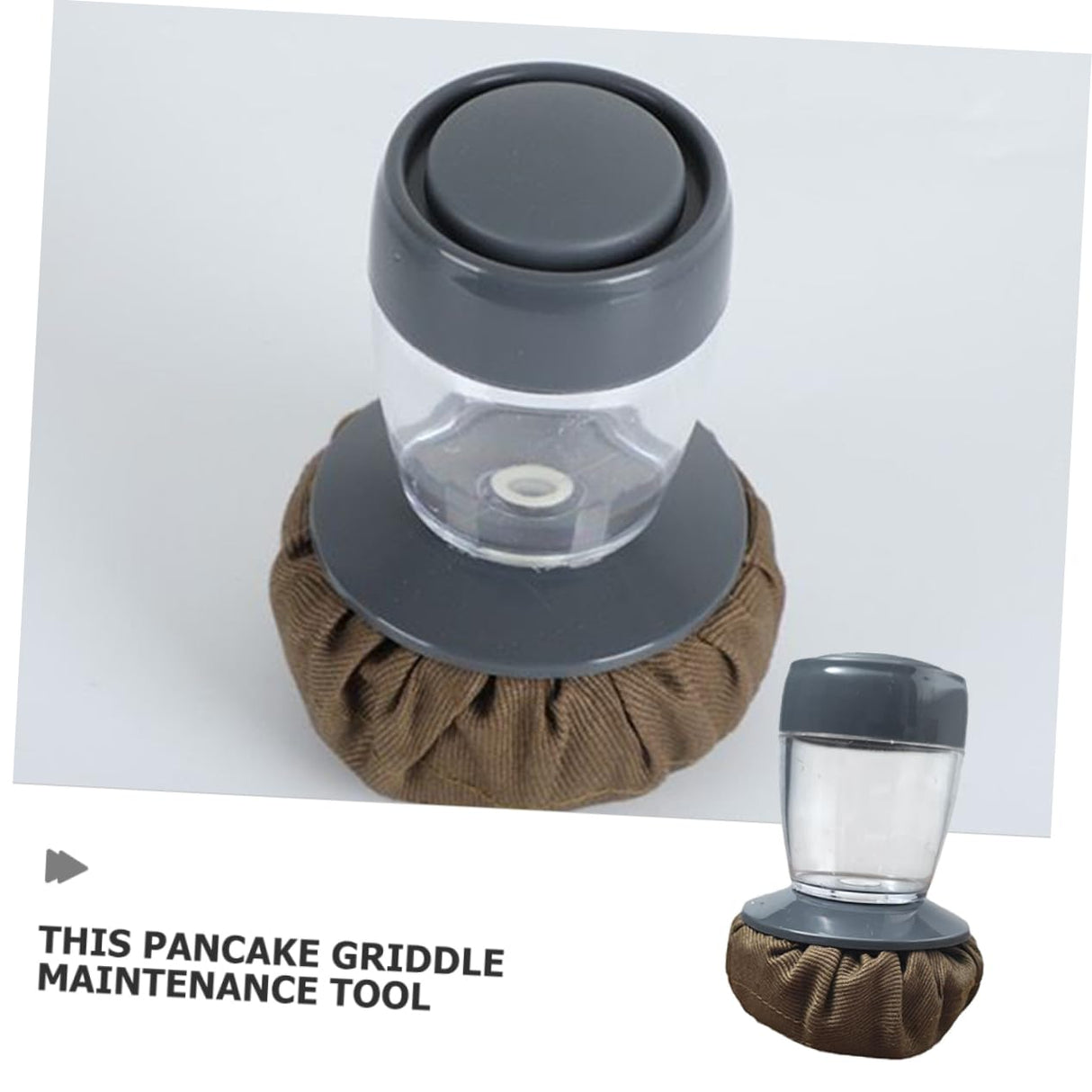 STOBAZA Pancake Set Oil Brush Grease Brush Condiments Containers Pancake Making Tools Versatile Set Multifunctional Oil Mop Oil Wiper For Kitchen STOBAZA