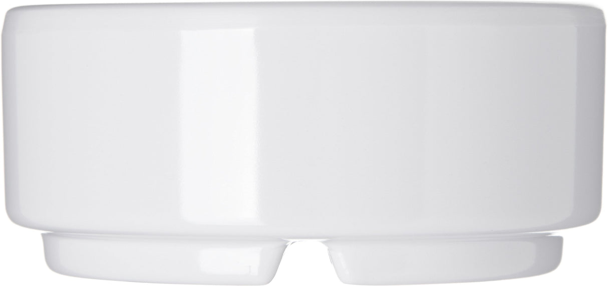 Carlisle FoodService Products Plastic Straight Sided Ramekin, Durable Dips and Sauce Bowl for Home, Kitchen, and Restaurant, Melamine, 2 Ounces, White Carlisle FoodService Products