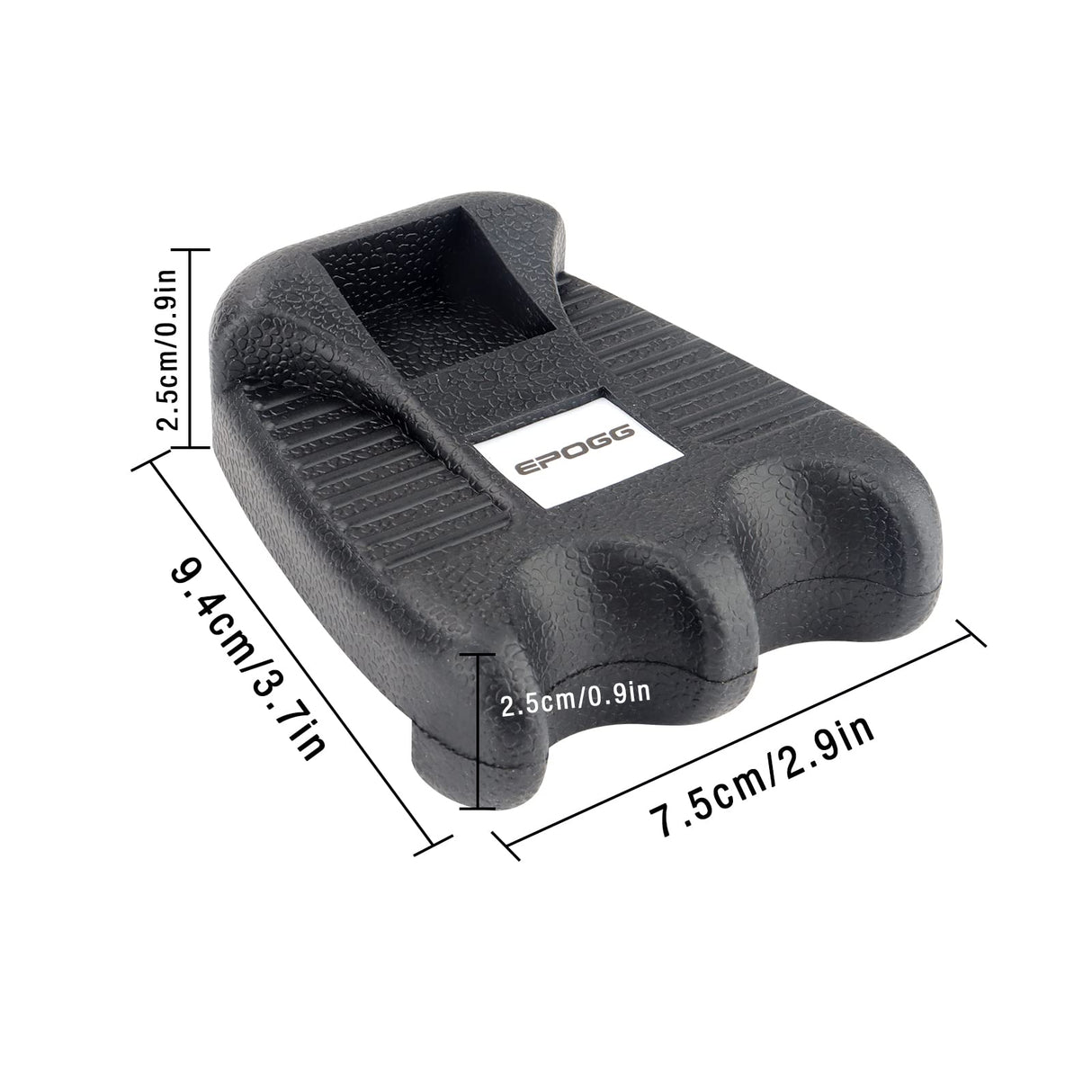 EPOGG Cue Rest - Portable Weighted Billiard Cue Rack with Chalk Holder (2 Holes) EPOGG