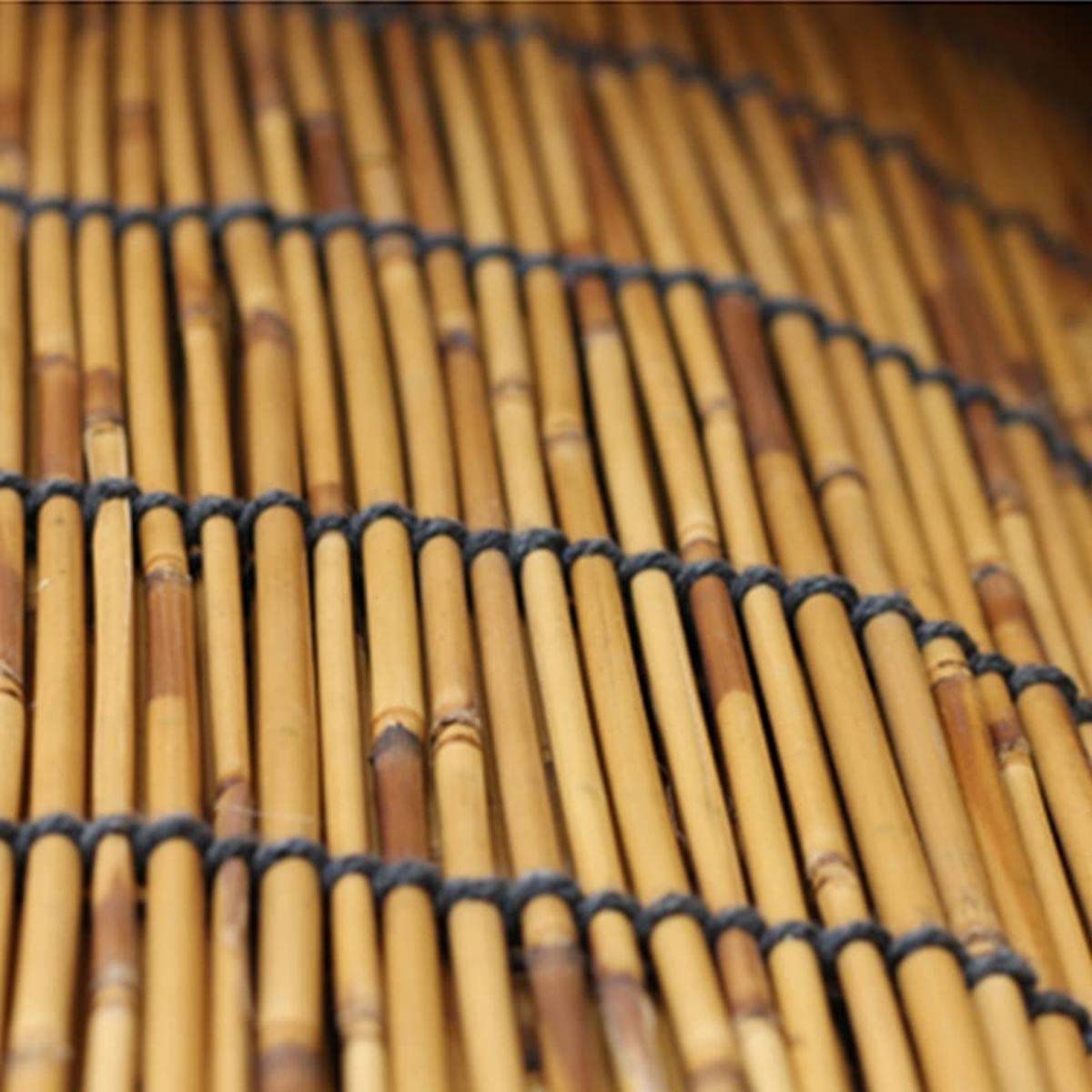 Bamboo Shades Patio Blinds 72" 64" 84" Bamboo Blinds Roll-Up Lifting Window Roman Shade(Size:48'' x 84''-(W x H)) WoodArtSupply