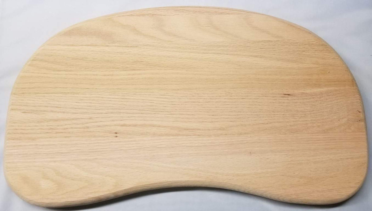 Solid Grooved Red Oak High Chair Tray Wood Antique Vintage Baby Toddler Infant seat Antique Hardware & More