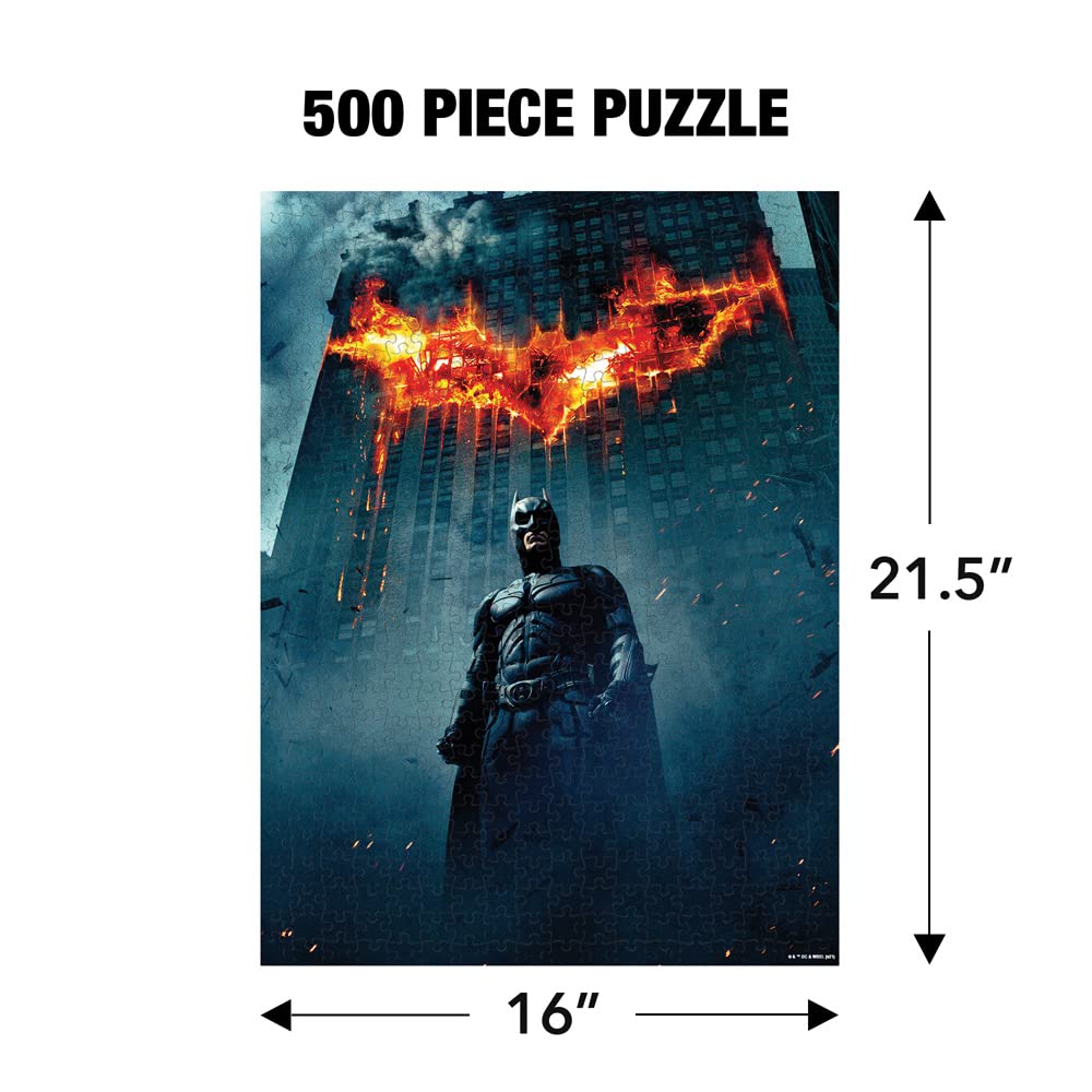 The Dark Knight Poster 500 Piece Jigsaw Puzzle for Adults, 16" L X 21.5" W GRAPHICS & MORE