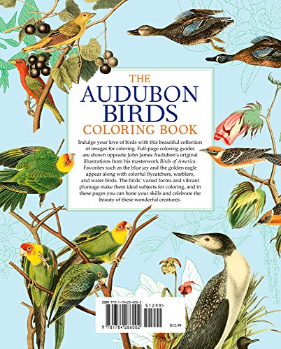 The Audubon Birds Coloring Book Arcturus