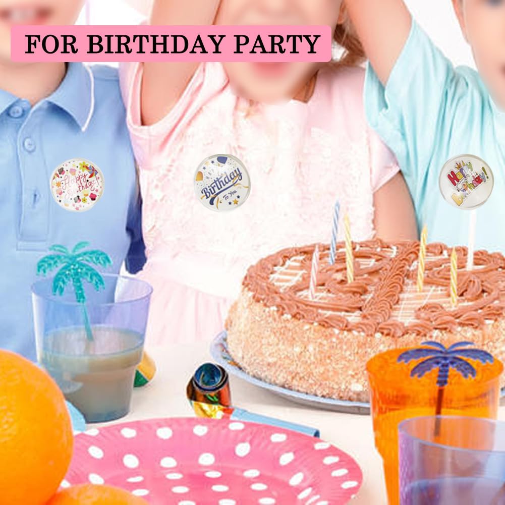 3 Inch Acrylic Button Pins Clear Plastic Button Badges Pin Large Craft Button with Pin Blank Pins DIY Photo Buttons Pin Picture Buttons Badges Kit for DIY Crafts (25) MIOINEY