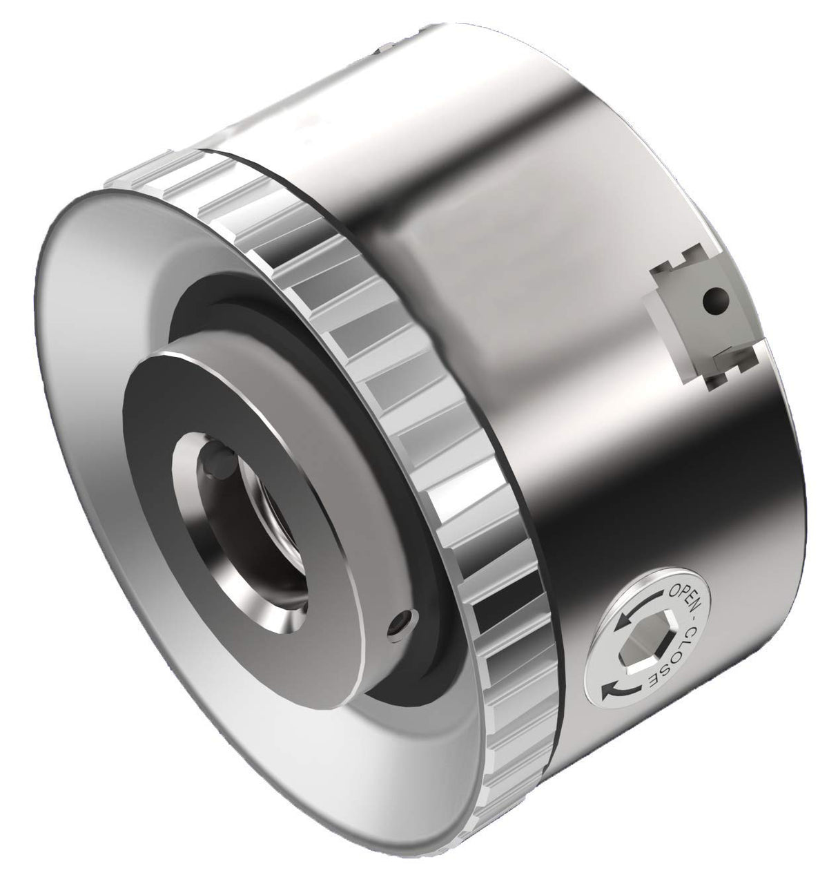 Easy Wood Tools C1000 1" x 8 TPI Threads Wood Turning Lathe Quick Change 4 Jaw Chuck with Zoom Ring, Snap Lock Technology and Stainless Steel Chucking Screw Easy Wood Tools