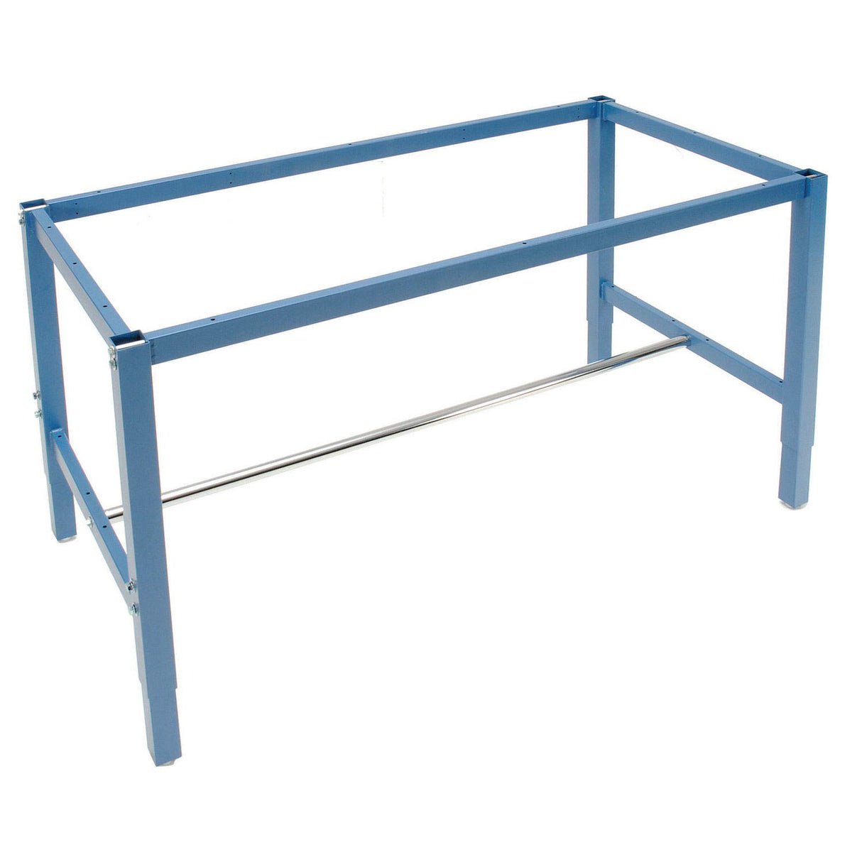 Global Industrial Production Workbench - Plastic Laminate Square Edge - Blue, 72" W x 30" D Global Industrial