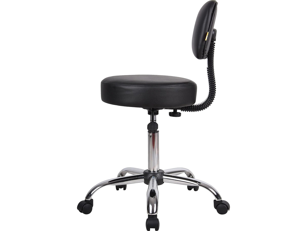 Be Well Medical Spa Professional 26.5-Inch Drafting Stool, Black (B245-BK) B245-BK Boss Office Products
