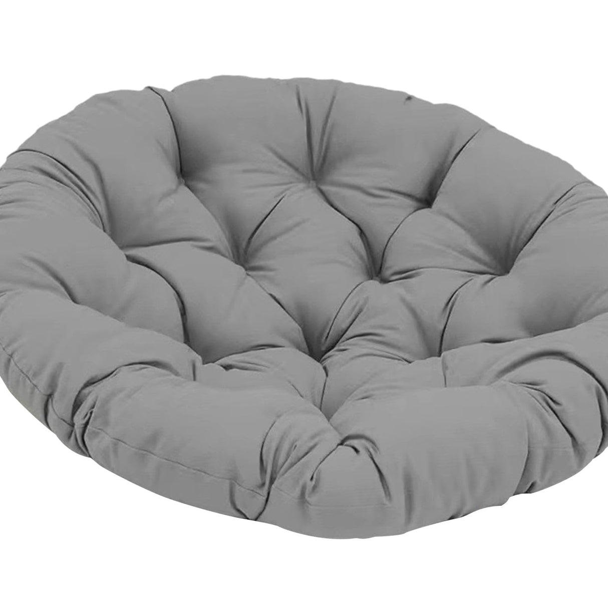 Leefasy Papasan Chair Cushion 20inch Egg Chair Cushion (Only Cushion) Multifunctional Garden Chair Mat for Rocking Chair Seats Sturdy, Dark Gray Leefasy