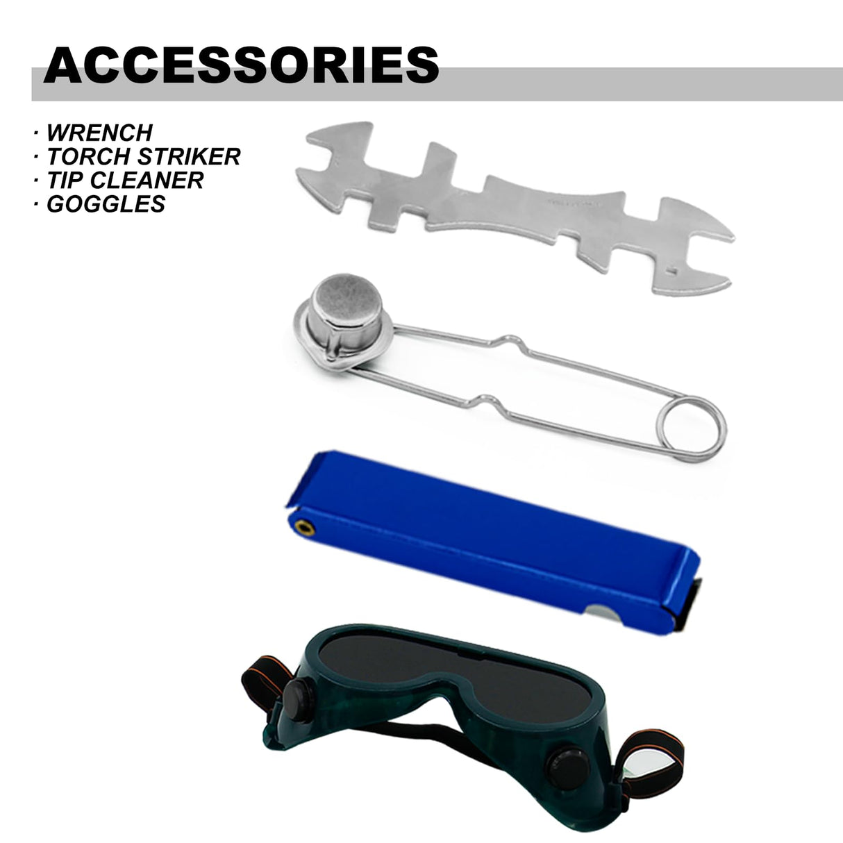 AWLOLWA Upgraded Oxygen & Acetylene Gas Cutting Torch and Welding Kit, Medium Duty Cutting Torch Welding Kit AWLOLWA