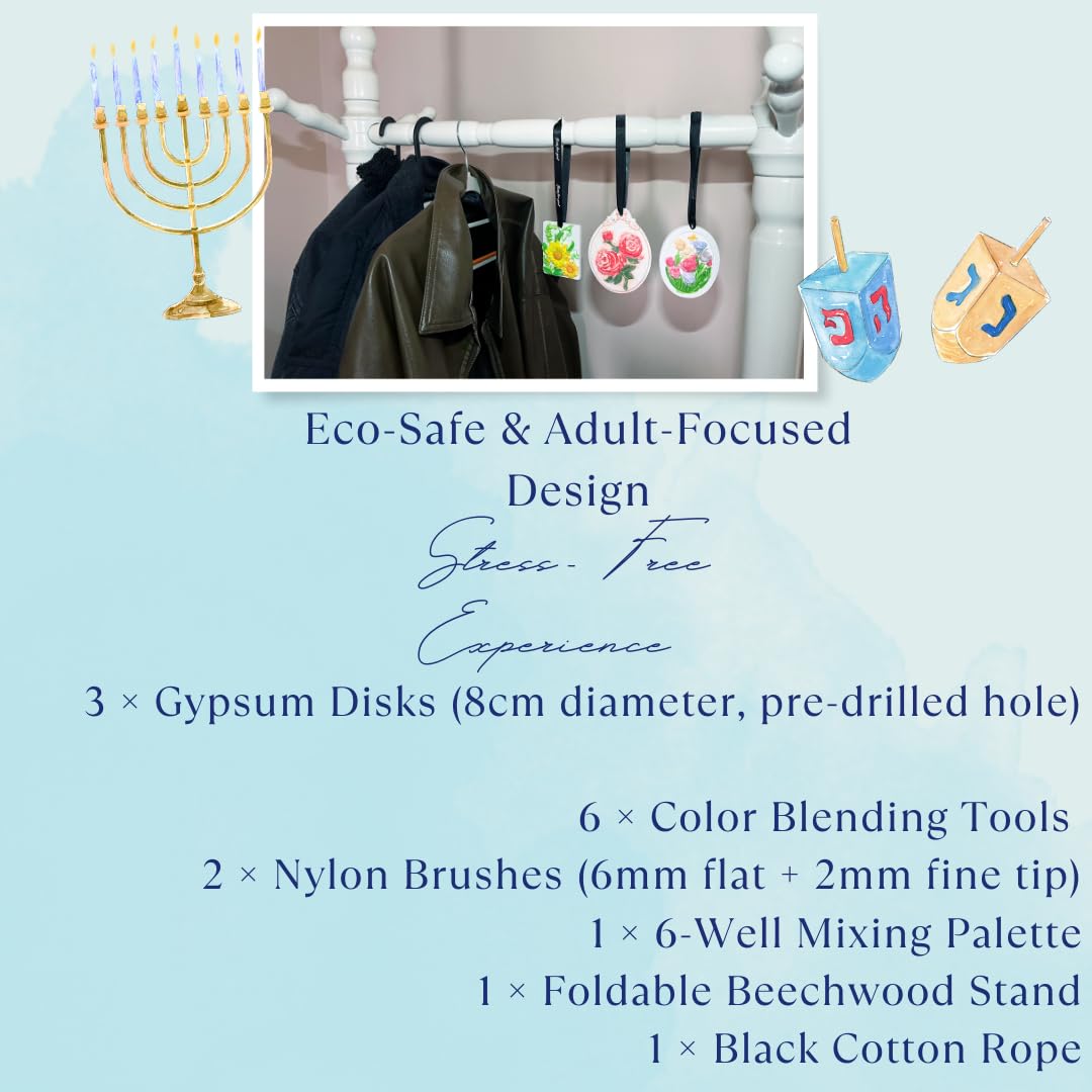 DawlQawwi Ceramics to Paint,Arts and Crafts for Kids Ages 8-12,Paint Your own Ceramic,Painting Craft Kit for Beginners Art Craft Supplies,Customizable Scented Decor with Art Tools & Gift Box DawlQawwi