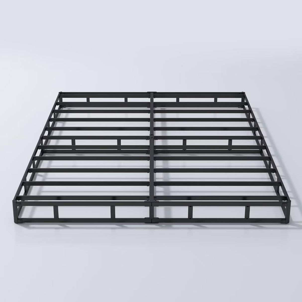 ALDRICH 5 Inch Heavy Duty Metal Box Spring Mattress Foundation 3000lbs Max Weight Capacity/Non-Slip/No Noise/Easy Assembly/Easy Clean Cover,King ALDRICH