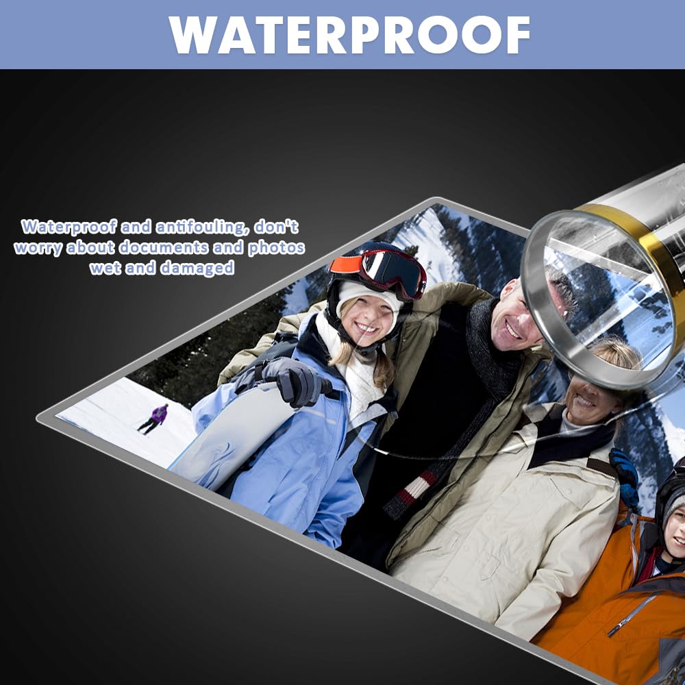 Laminating Sheets, PANDRI 500 Pack Thermal Laminator Pouches Holds 8.5 x 11 Inch, 3 Mil Clear Laminator Paper 9 x 11.5 Inch, Letter Size PANDRI