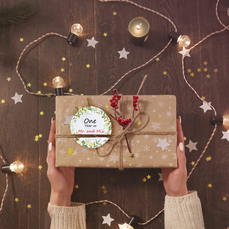 Sublimation Ornaments Bulk Ceramic Discs White Round Porcelain Personalized Ceramic Discs for Heat Press Printing - Ideal Xmas Tree Decorations & Craft Blanks (20 PCS) Threenine