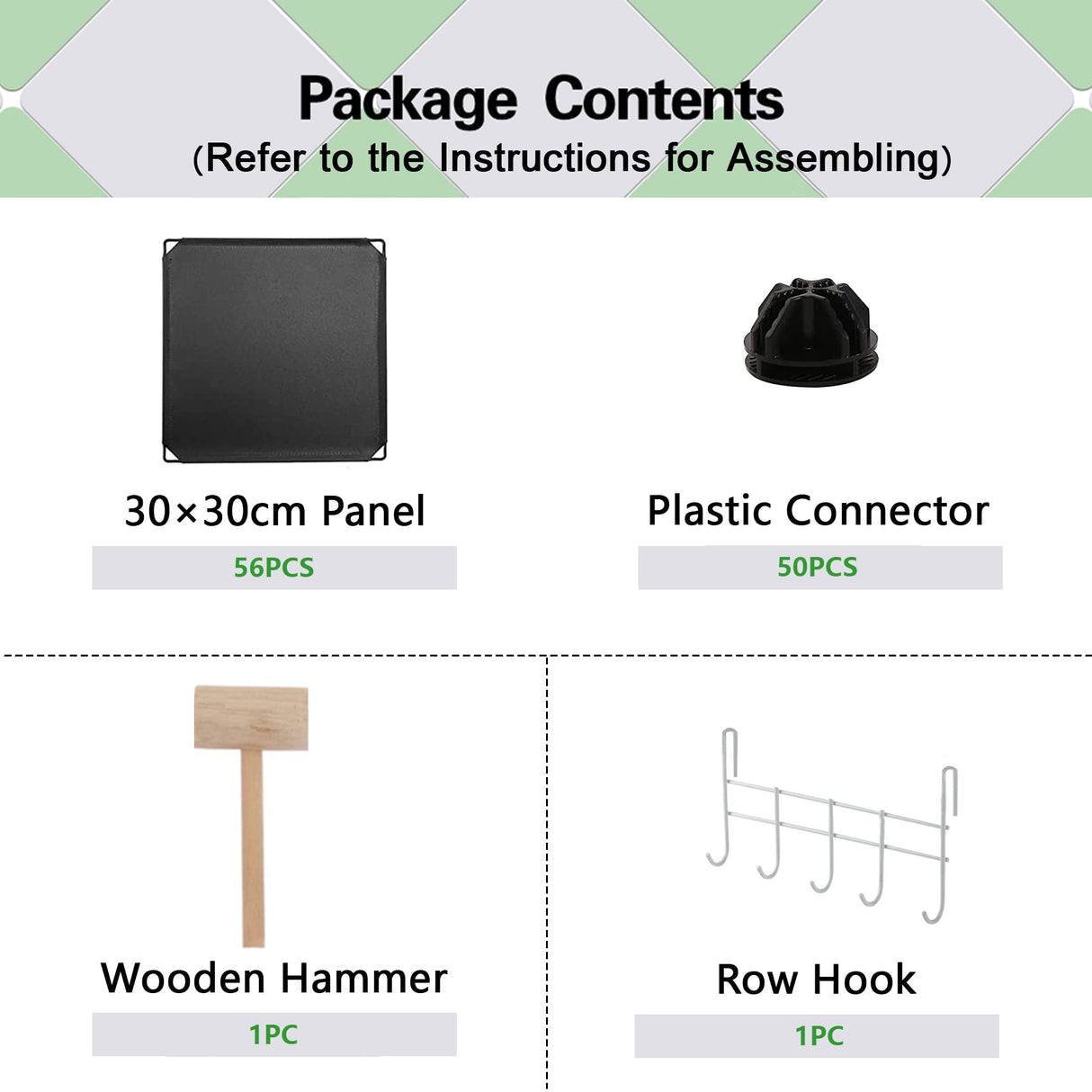 C&AHOME Cube Storage Organizer, 16-Cube Shelves Units, Plastic Storage Cubes, DIY Closet Organizer, Modular Closet Storage Shelves Ideal for Home, Bedroom, 48.4" L × 12.4" W × 48.4" H Black SUM3016H C&AHOME