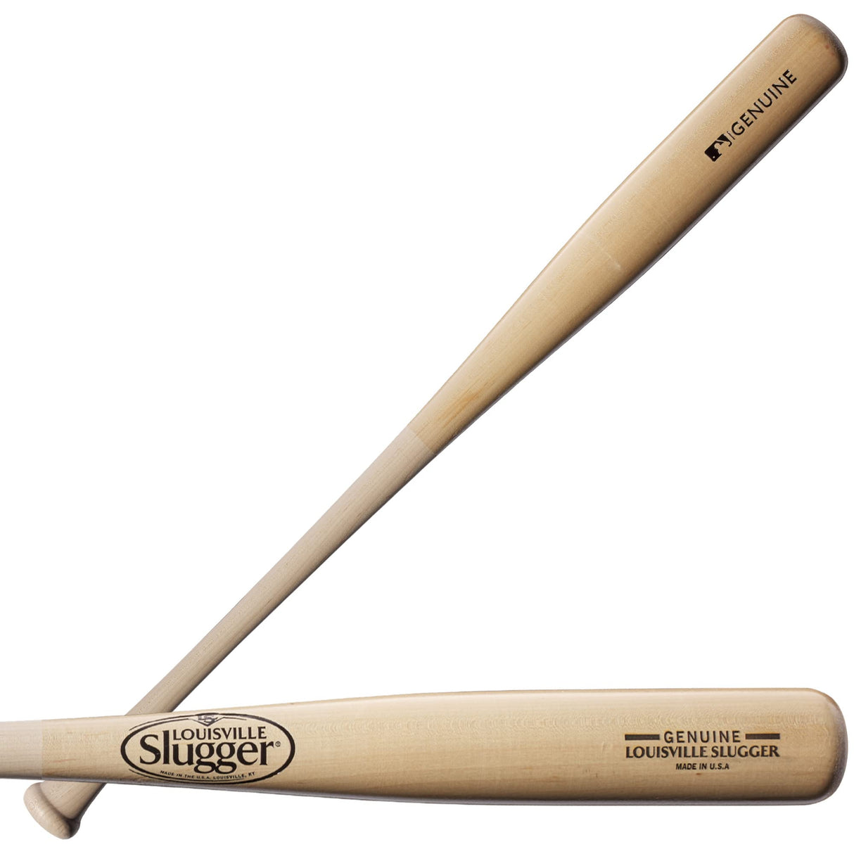 Louisville Slugger Genuine Mix Unfinished Natural Clear Baseball Bat - 33 Louisville Slugger