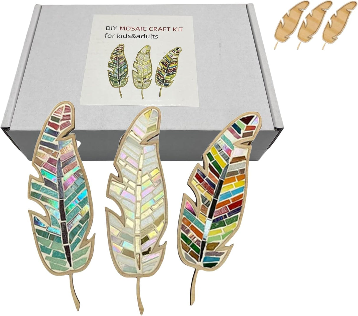 EOQIFJM Craft Kit for Adults - Porcelain Tile Mixed Colour Mosaic DIY Home Decoration Painting Art EOQIFJM