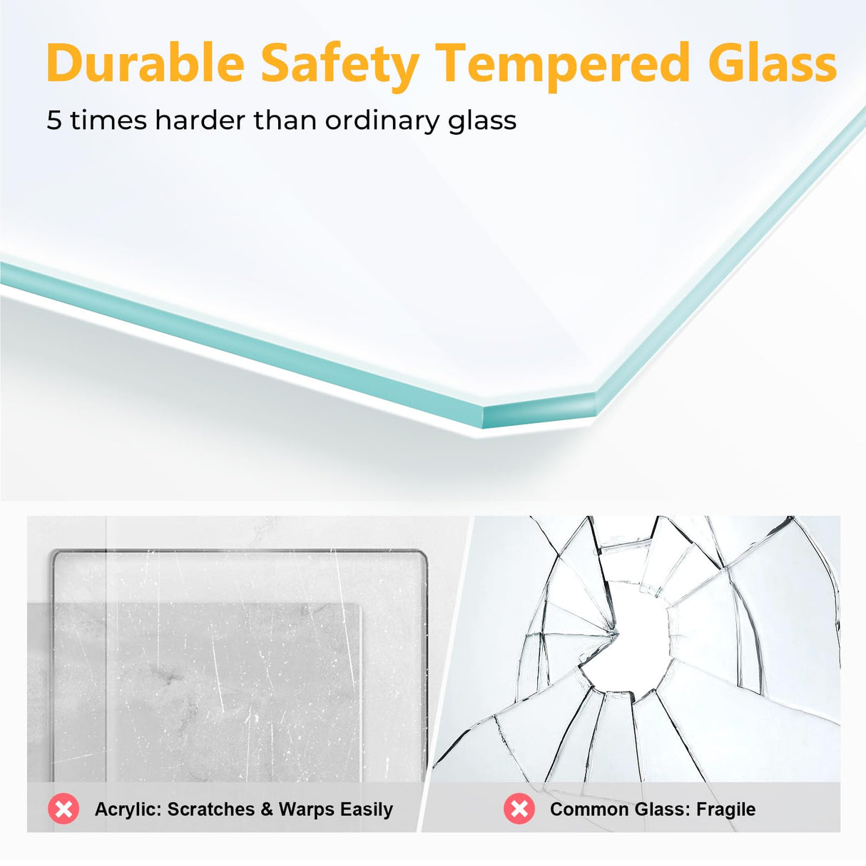 Ryoko Display Cabinet with Glass Door, Adjustable 3-Shelf Shelves, Curio Cabinet with LED Light, Glass Display Cabinet with Lock,Storage Cabinets, Dark Grey Ryoko