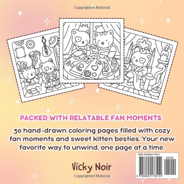 Eras Fans: A Cute and Cozy Coloring Book Featuring Relatable Fan Moments Across Every Era, with Sweet Kitten Friends (Eras Outfits coloring book) WoodArtSupply