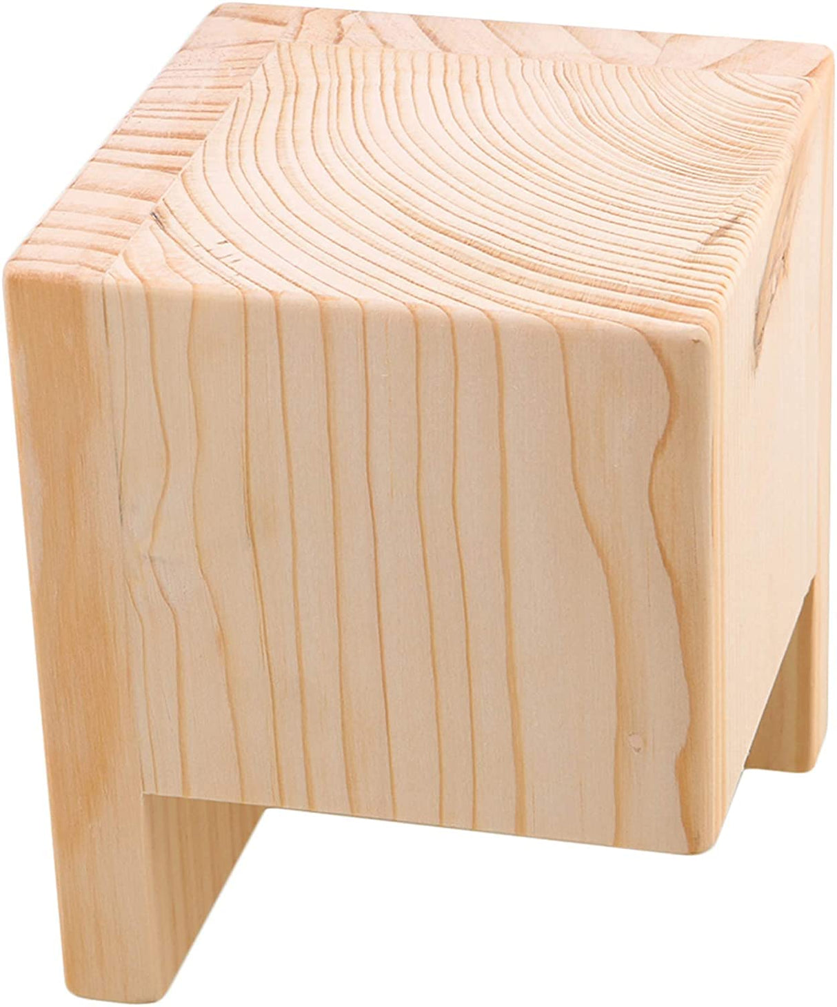 Set of 4 Bed Risers Furniture Square Risers 2 Inches Height Heavy Duty Unfinished Solid Wood Furniture Legs Bed Lifts Furniture Legs for Sofa Couch Metany