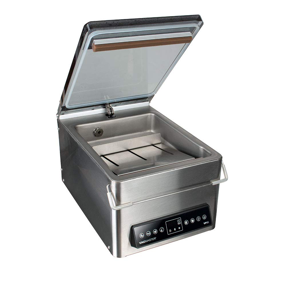 VacMaster VP95 Chamber Vacuum Sealer with Industrial Oil Pump. Great for Portioning, Meal Prep, Restaurants, Catering, Food Trucks, Sous Vide, Home. Great for Dry Goods, Liquids and Marinades. Vacmaster