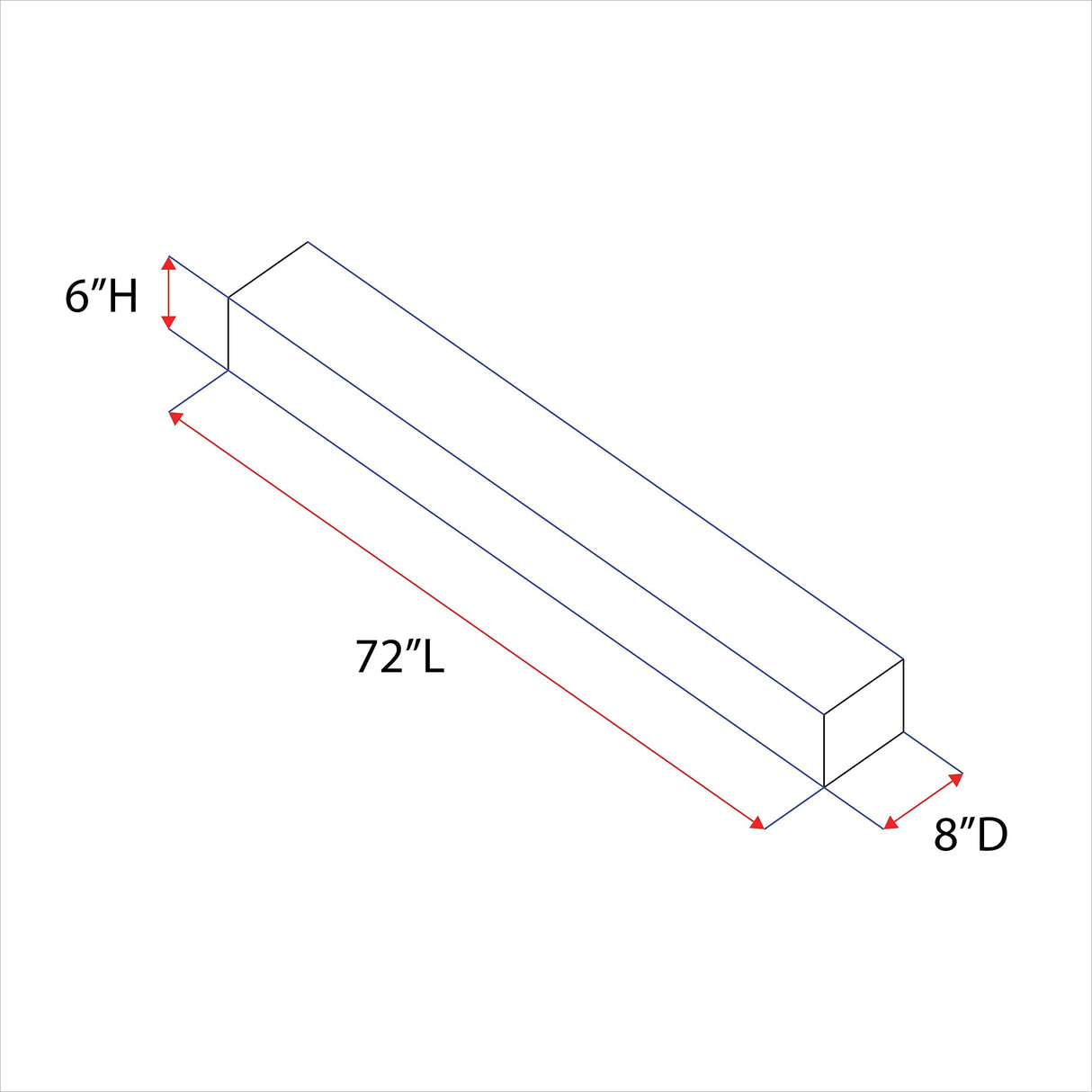Urbandi URBANDI Fireplace Mantel, Distressed, Rustic, Floating Shelf, Modern, Real Wood. 72Lx6Hx8D, Provincial Urbandi
