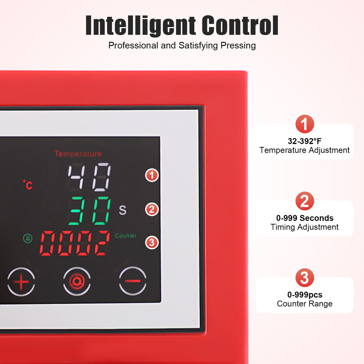 Magnetic Semi-Automatic Heat Press Machine, 16"x20" Sublimation High Pressure T-Shirts DIY Slide Out Vertical Version Printer, 1800W 12A Heat Printing Presses Transfer Machine for Mug Hat Plate Cap GOSHET