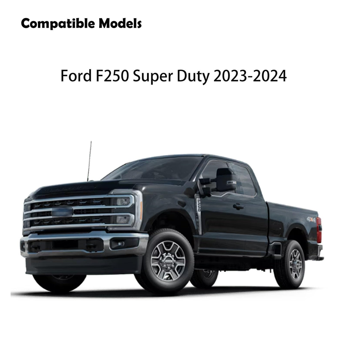 KEREN Center Console Gun Safe - Console Gun Vault Compatible with Ford F250 Super Duty 2023-2025, High Security Armrest Lock Box with Fingerprint Lock with Key KEREN