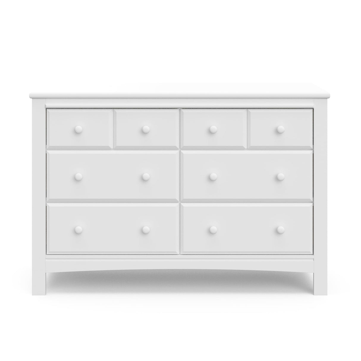 Graco Benton 6 Drawer Double Dresser (White) – Easy New Assembly Process, Universal Design, Durable Steel Hardware and Euro-Glide Drawers with Safety Stops, Coordinates with Any Nursery Graco