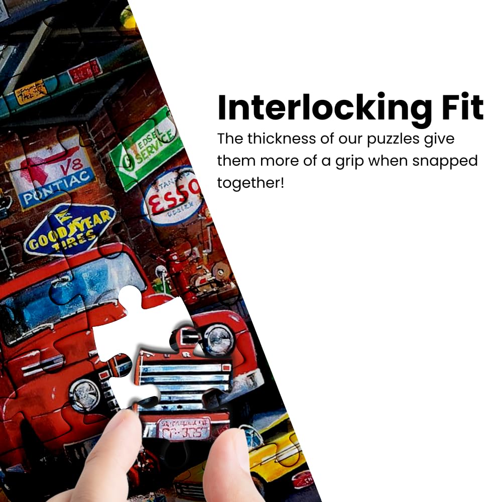 MasterPieces - 1000 Piece Jigsaw Puzzle, Muscle Car Dreams, Fun for Adults, Family, Kids, Matte Finish, 19.25" x 26.75 Masterpieces