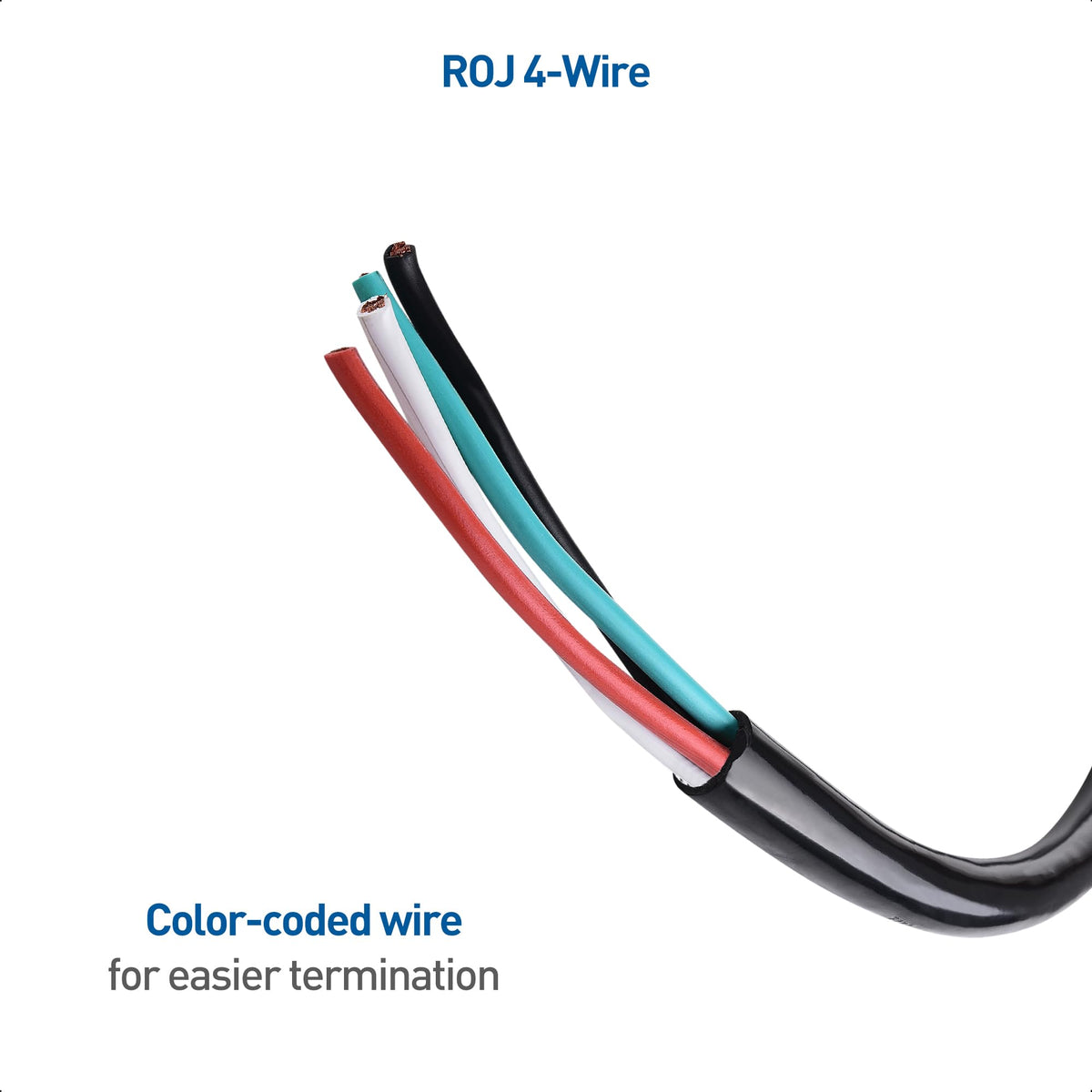 Cable Matters 4 Prong Replacement 50 AMP RV Power Cord 10 ft, 6/8 AWG, Generator Extension Cord/Generator Power Cord, Compatible with Tesla Charger/EV Charger / J1772 Charger (NEMA 14-50P to 4 Wire) Cable Matters
