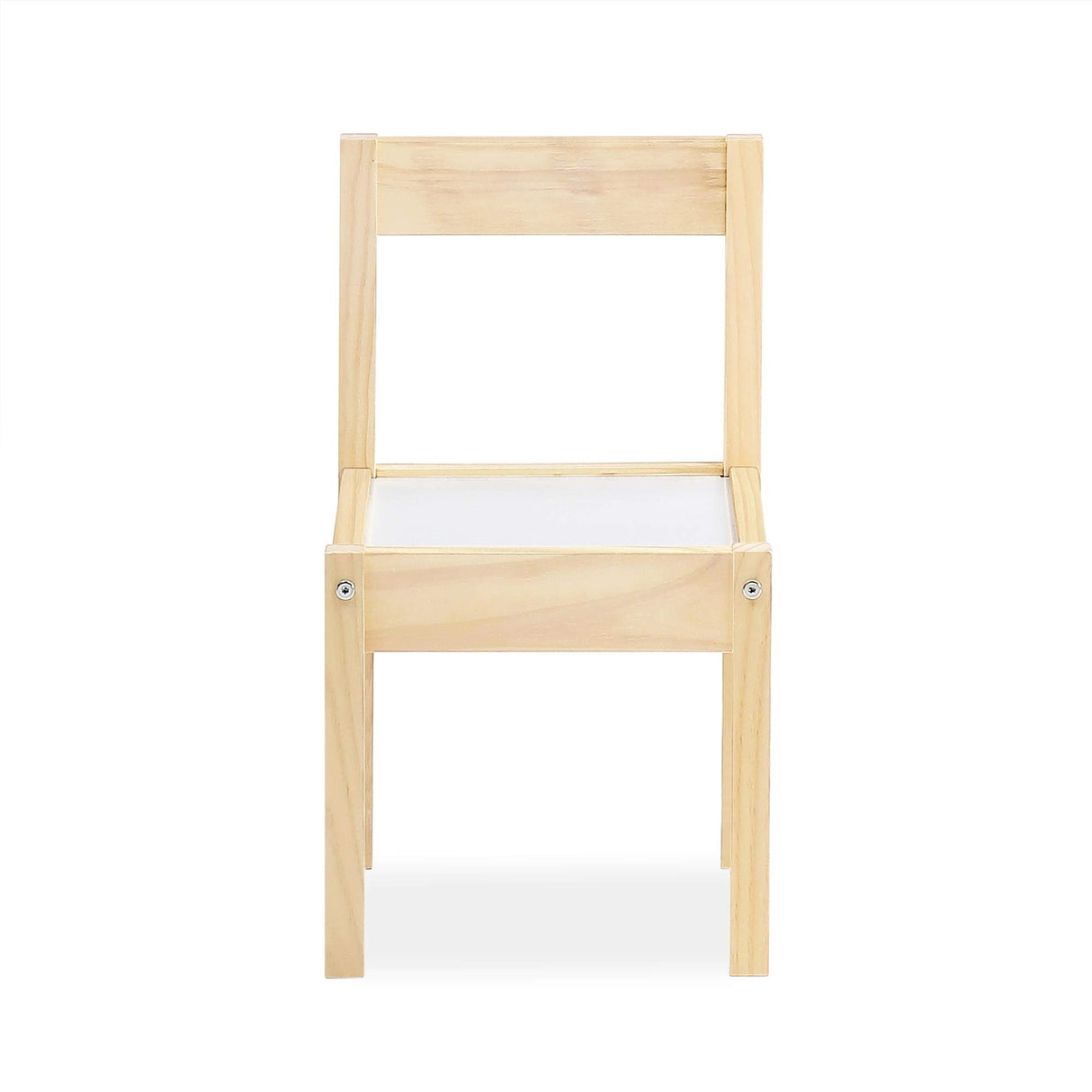 Baby Relax Hunter 3-Piece Kiddy Table & Chair, Natural/White Table Set Baby Relax