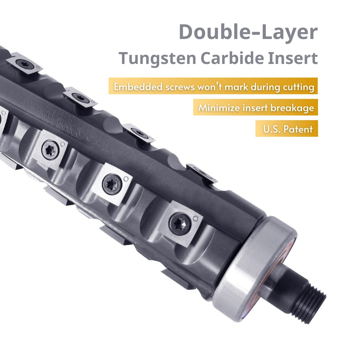 ELEPHAS - Woodworking Tool Spiral Cutter head and Helical cutterhead for Dewalt DW735 planer Original DW735-OEM ELEPHAS