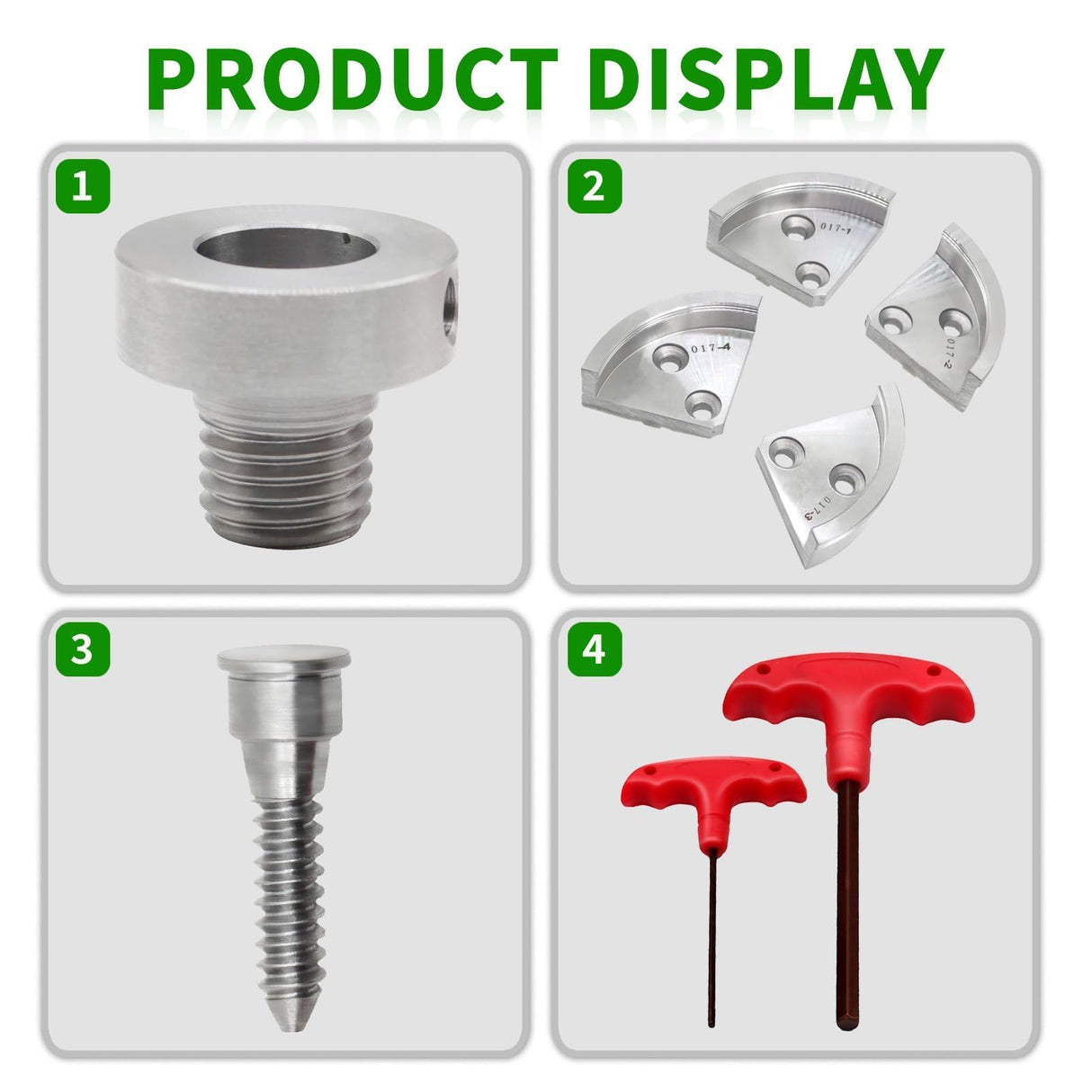 Yunnergo 1" x 8 TPI Thread 4 Inch Self Centering Wood Lathe Nickel-Plated Chuck Set 2/3/5 Jaw Turning Chuck Set (2PCs Jaw) Yunnergo