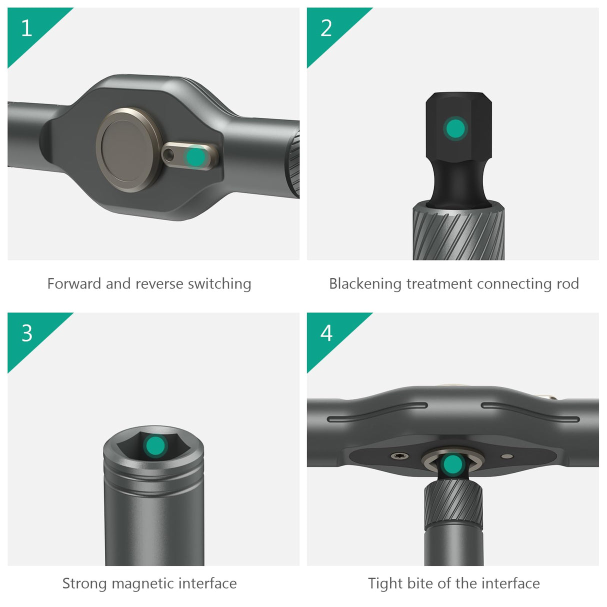 ORIA Ratchet Screwdriver Set, 42 in 1 Magnetic Repair Tool Kit with Rotatable Ratchet Handle, 40 PCS Magnetic Precision Bits, Storage Case for Home Appliances ORIA