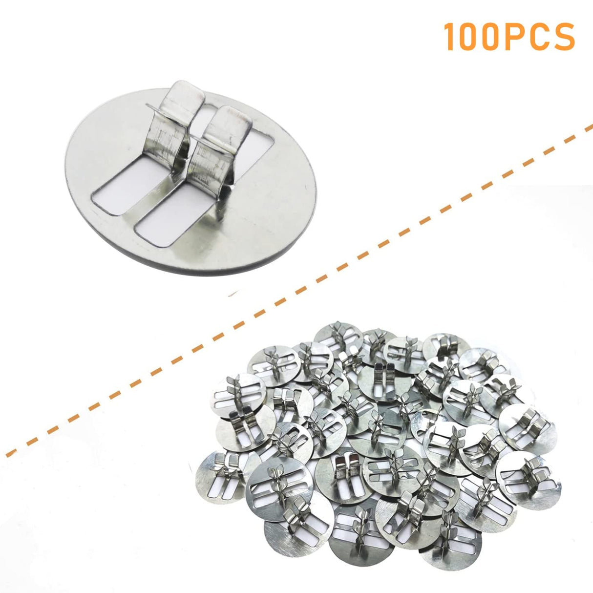 Visgaler 100 Pcs Upgrade Wooden Wick Clips to Avoid Wax Waste. Improve Your Candle Making with a Unique Design for Efficient Burning.… Visgaler